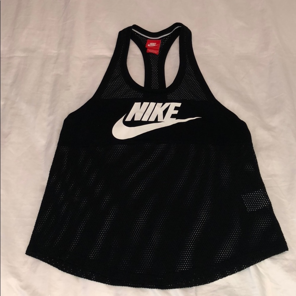 NIKE // racerback mesh tank